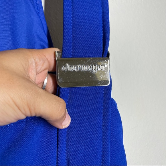 MAKE OFFER: Vintage Obermeyer Wool Blend Royal Blue Ski Overall Pants - Picture 6 of 9